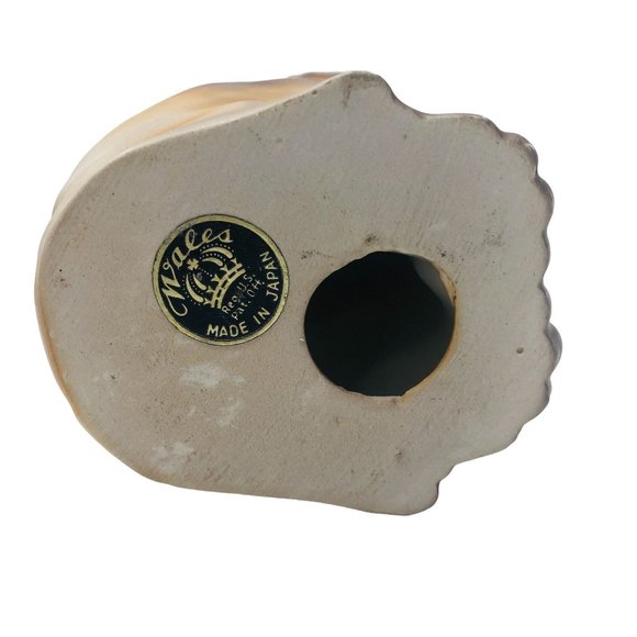 Vintage 50s 60s Wales Ceramic Spaniel Dog Big Eyes MCM Made in Japan 9 Inches - Picture 9 of 12